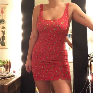 Mini Floral Print Dress